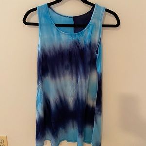 Blue Tie Dye Dress